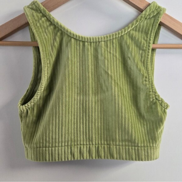 Princess Polly Ribbed Velour Velvety Crop Tank Bra Top Sz 2 or XS - Picture 2 of 6